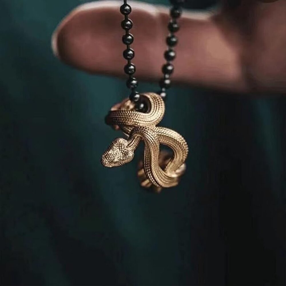 Snake Gold Ring - Picture 4 of 6